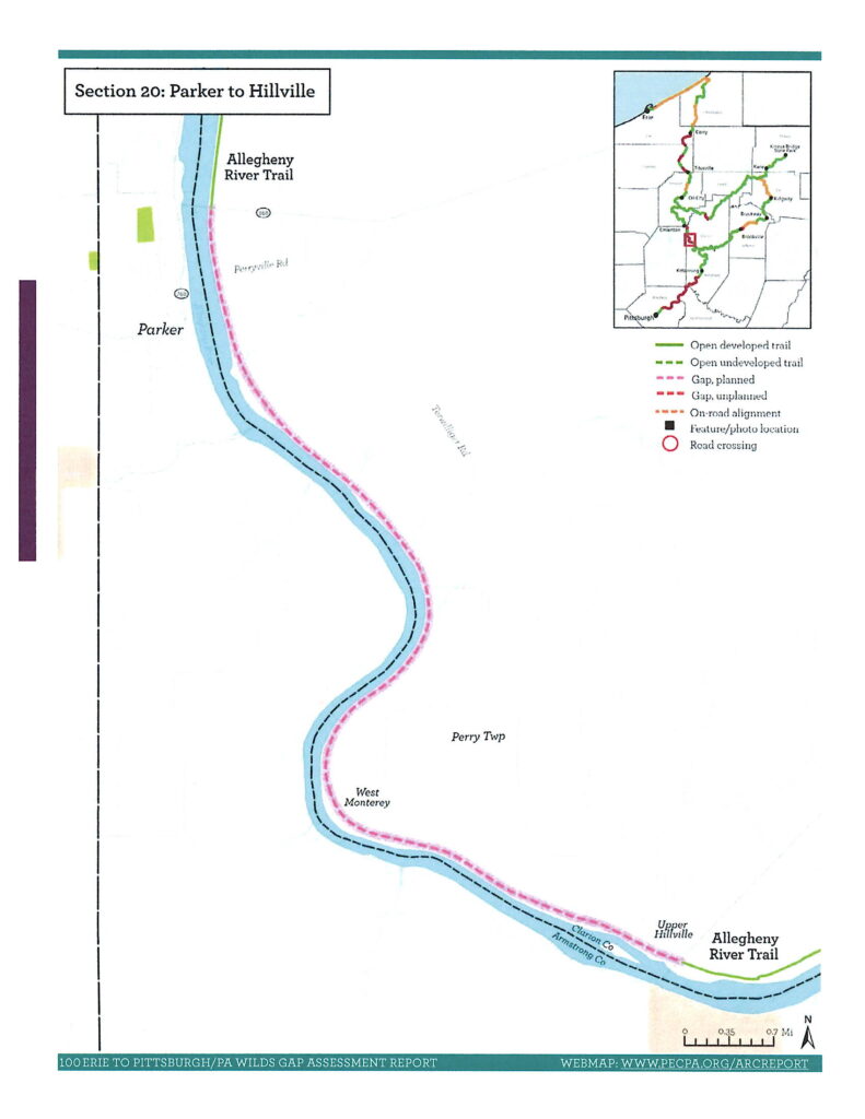 Map from Parjer to Upper Hillville
